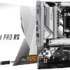 Asrock B650M Pro RS AMD Socket AM5 Ryzen 7000/8000/9000 Series DDR5 7200+ (OC) MHz 256GB M.2 Key E for WiFi SATA3 6.0 Gb/s Micro ATX Motherboard 2.5G LAN BIOS Flashback
