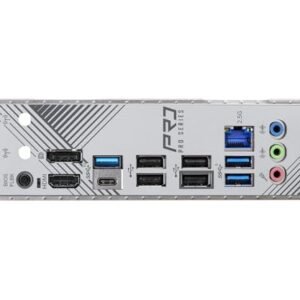 Asrock B650M Pro RS AMD Socket AM5 Ryzen 7000/8000/9000 Series DDR5 7200+ (OC) MHz 256GB M.2 Key E for WiFi SATA3 6.0 Gb/s Micro ATX Motherboard 2.5G LAN BIOS Flashback