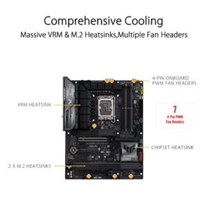 ASUS TUF Gaming Z790-Plus WiFi LGA 1700(Intel 14th,12th &13th Gen) ATX Gaming Motherboard(PCIe 5.0,DDR5,4xM.2 Slots,16+1 DrMOS,WiFi 6,2.5Gb LAN,Front USB 3.2 Gen 2...