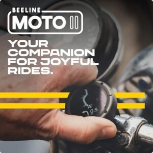 Beeline Moto II - Next Gen Motorcycle GPS Tracker | Compact Design, Waterproof Build, Simple Display & 14-Hour Battery |Glove Friendly Motorcycle Sat Nav Perfect for Adventure &...