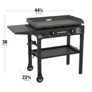 Blackstone 28" 2-Burner Propane Griddle – Outdoor Grill, Model 1517