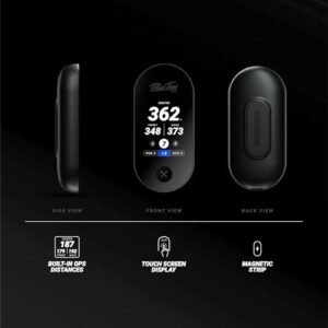 Blue Tees Golf Ringer - Magnetic Golf GPS Handheld, Touch Screen Display, Water Resistant Golf Distance Range Finder, 40,000+ Preloaded Courses, 10+ Hours Battery, Built-in...
