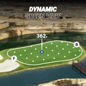 Blue Tees Golf Ringer - Magnetic Golf GPS Handheld, Touch Screen Display, Water Resistant Golf Distance Range Finder, 40,000+ Preloaded Courses, 10+ Hours Battery, Built-in...