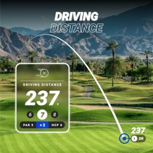 Blue Tees Golf Ringer - Magnetic Golf GPS Handheld, Touch Screen Display, Water Resistant Golf Distance Range Finder, 40,000+ Preloaded Courses, 10+ Hours Battery, Built-in...