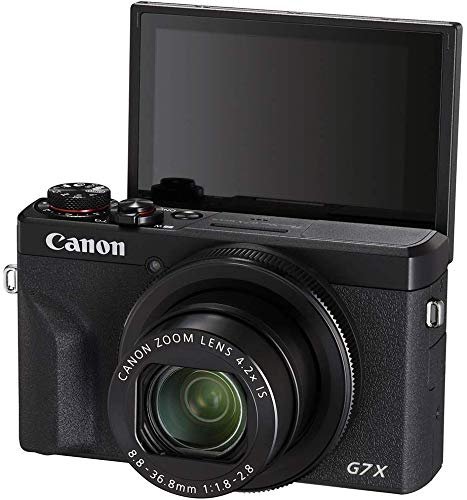 Canon PowerShot G7X Mark III Digital Camera with 4.2X Optical Zoom Lens (Black)