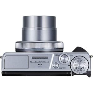 Canon PowerShot G7X Mark III Digital Camera with 4.2x Optical Zoom Lens (Silver)