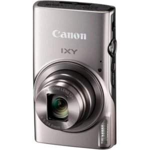 Canon PowerShot IXY 650 (ELPH 360) HS Compact Digital Camera 12x Optical Zoom IXY650 (Silver) Bundle + 64GB Memory Card + Camara Bag + Card Reader + Vlogging Tripod + Cleaning...