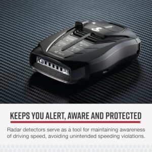 Cobra RAD 480i Laser Radar Detector – Long Range Detection, Bluetooth, Apple CarPlay and Android Auto Compatible, LaserEye Front and Rear Detection, Digital Signal Processing,...