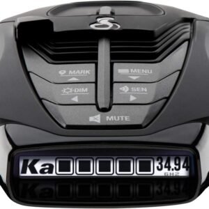 Cobra RAD 480i Laser Radar Detector – Long Range Detection, Bluetooth, Apple CarPlay and Android Auto Compatible, LaserEye Front and Rear Detection, Digital Signal Processing,...
