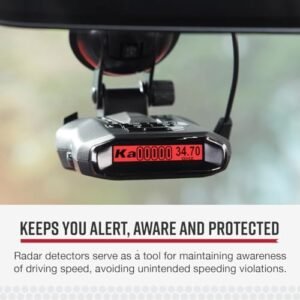 Cobra RAD 700i Laser Radar Detector - Premium Detection Range, AutoLearn Intelligence, Advanced Filtering Software, Apple CarPlay and Android Auto Compatible, Laser Eye Front...