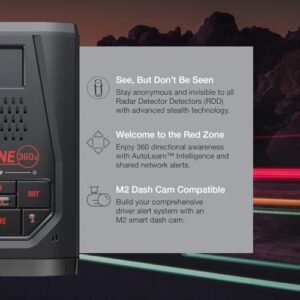 Escort Redline 360c Plug and Play Radar Detector - Extreme Range, Rapid Response Times, Full Stealth, 360 Degree Awareness, Advanced Filtering, Built-in WiFi, Apple CarPlay &...