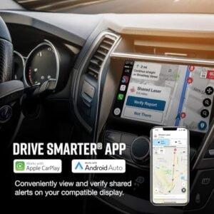 Escort Redline 360c Plug and Play Radar Detector - Extreme Range, Rapid Response Times, Full Stealth, 360 Degree Awareness, Advanced Filtering, Built-in WiFi, Apple CarPlay &...