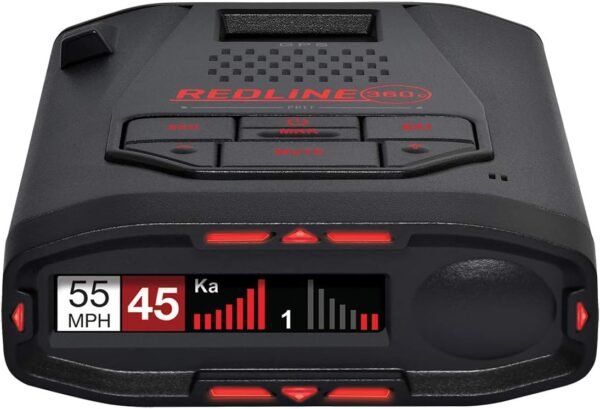 Escort Redline 360c Plug and Play Radar Detector - Extreme Range, Rapid Response Times, Full Stealth, 360 Degree Awareness, Advanced Filtering, Built-in WiFi, Apple CarPlay &...