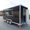 Food Truck Concession Trailers for Sale Concession Stand Trailers with Kitchen Equipment Black Food Truck Trailer Concession Cart Ice Cream Kebab Food Trailer