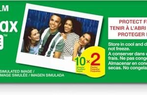 Fujifilm Instax Wide Instant Films for Fuji Instax Wide 210 200 100 300, Pack of 5