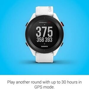 Garmin Approach S12, Easy-to-Use GPS Golf Watch, 42k+ Preloaded Courses, White, 010-02472-02