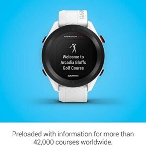 Garmin Approach S12, Easy-to-Use GPS Golf Watch, 42k+ Preloaded Courses, White, 010-02472-02