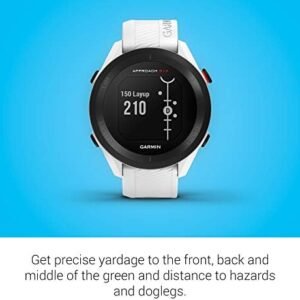 Garmin Approach S12, Easy-to-Use GPS Golf Watch, 42k+ Preloaded Courses, White, 010-02472-02