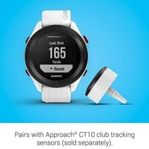 Garmin Approach S12, Easy-to-Use GPS Golf Watch, 42k+ Preloaded Courses, White, 010-02472-02