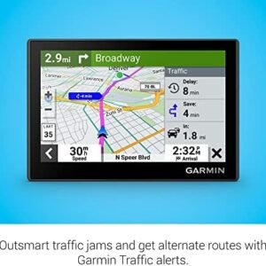 Garmin Drive™ 53 GPS Navigator, High-Resolution Touchscreen, Simple On-Screen Menus and Easy-to-See Maps, Driver Alerts