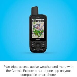 Garmin GPSMAP 67 Rugged GPS Handheld, Multi-Band GNSS, Topo Mapping, Satellite Imagery, Color Display