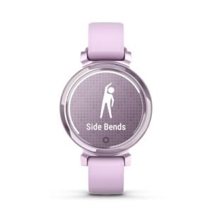 Garmin Lily 2, Small and Stylish Smartwatch, Hidden Display, Patterned Lens, Up to 5 Days Battery Life, Lilac