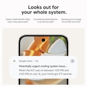 Google Nest Learning Thermostat (4th Gen, 2024) with Nest Temperature Sensor - Energy Saving Smart Thermostat - Works with Alexa, Apple HomeKit and Google Home App - Polished...