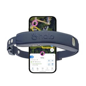 Halo Collar 4, All New GPS Wireless Dog Fence & Dog Training Collar with GPS Tracker, Subscription Required, Waterproof, One Size, Midnight