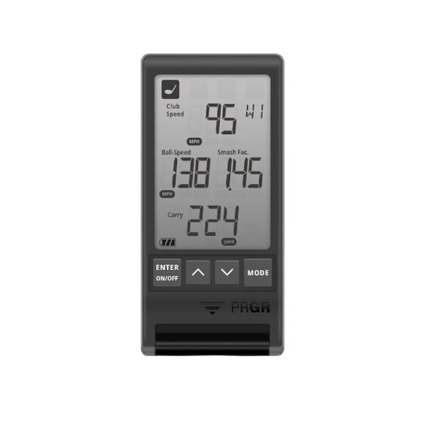 HS 130-A Portable Golf Launch Monitor | Doppler Radar Measures Club & Ball Speed, Smash Factor, Total & Carry Distance | Tracks Swing Speed Training Aids