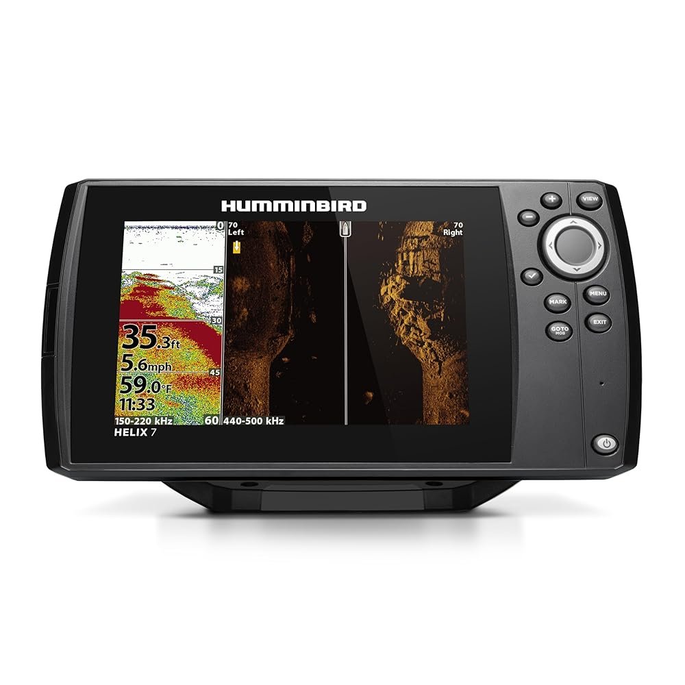 Humminbird Helix 7 G4 Fish Finder with Chirp Side Imaging, GPS