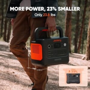 Jackery Explorer 1000 v2 Portable Power Station,1070Wh LiFePO4 Battery,1500W AC/100W USB-C Output, 1 Hr Fast Charge, Solar Generator for Camping,Emergency, RV, Off-Grid...