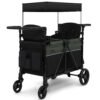Jeep Aries Stroller Wagon by Delta Children Premium Wagon for 2 Kids with Convertible Seats, Adjustable Push/Pull Handles, Removable Canopy & Flat Fold - Greenguard Gold...