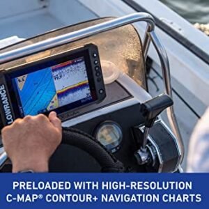 Lowrance Elite FS 9 Fish Finder with ActiveTarget Live Sonar, Preloaded C-MAP Contour+ Charts