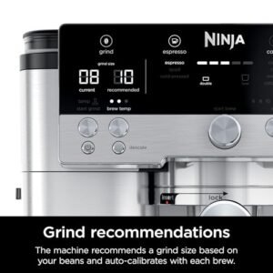 Ninja | Espresso Machine and Drip Coffee Maker| Luxe Café Premier Series | Integrated Coffee Grinder, Milk Frother, Assisted Tamper & Built-In Espresso Accessory Storage |...