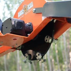 PTO Power 3-Point Hydraulic Cylinders Stump Grinder For 35-60hp Tractor, 24'' Cutting Wheel, 16 Carbide Teeth,Model TSG61