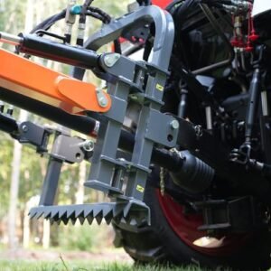 PTO Power 3-Point Hydraulic Cylinders Stump Grinder For 35-60hp Tractor, 24'' Cutting Wheel, 16 Carbide Teeth,Model TSG61