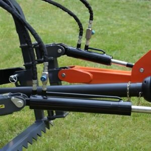 PTO Power 3-Point Hydraulic Cylinders Stump Grinder For 35-60hp Tractor, 24'' Cutting Wheel, 16 Carbide Teeth,Model TSG61