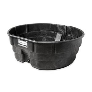 Rubbermaid Commercial Products Stock Tank 300-Gallons Structural Foam Heavy Duty Container for Livestock/Animal/Cattle Feed & Water Outdoor Homemade Pool/Hot Tub/Bathtub & Pet...