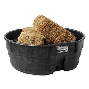 Rubbermaid Commercial Products Stock Tank 300-Gallons Structural Foam Heavy Duty Container for Livestock/Animal/Cattle Feed & Water Outdoor Homemade Pool/Hot Tub/Bathtub & Pet...