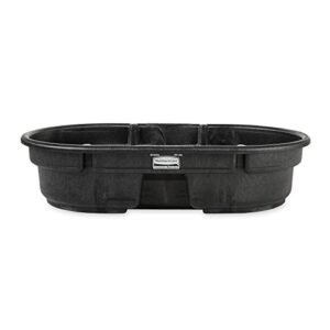 Rubbermaid Commercial Products Stock Tank, 50-Gallons, Structural Foam, Heavy Duty Container, for Livestock/Animal/Cattle Feed & Water, Outdoor Homemade Pool/Hot Tub/Bathtub, &...