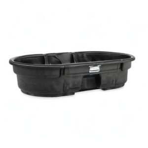 Rubbermaid Commercial Products Stock Tank, 50-Gallons, Structural Foam, Heavy Duty Container, for Livestock/Animal/Cattle Feed & Water, Outdoor Homemade Pool/Hot Tub/Bathtub, &...