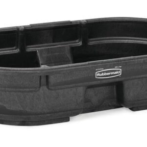 Rubbermaid Commercial Products Stock Tank, 50-Gallons, Structural Foam, Heavy Duty Container, for Livestock/Animal/Cattle Feed & Water, Outdoor Homemade Pool/Hot Tub/Bathtub, &...