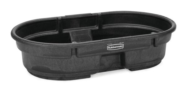 Rubbermaid Commercial Products Stock Tank, 50-Gallons, Structural Foam, Heavy Duty Container, for Livestock/Animal/Cattle Feed & Water, Outdoor Homemade Pool/Hot Tub/Bathtub, &...