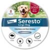 Seresto Large Dog Vet-Recommended Flea & Tick Treatment & Prevention Collar for Dogs Over 18 lbs. | 8 Months Protection