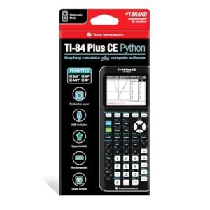 Texas Instruments TI-84 Plus CE Color Graphing Calculator, Black