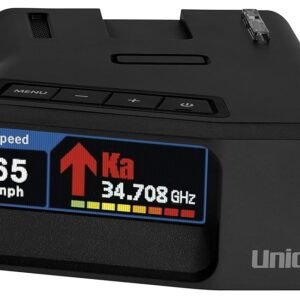 Uniden R7 EXTREME LONG RANGE Laser/Radar Detector, Built-in GPS, Real-Time Alerts, Dual-Antennas Front & Rear w/Directional Arrows, Voice Alerts, Red Light and Speed Camera Alerts