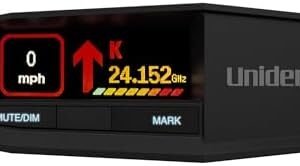 Uniden R8W (New Model) Extreme Long Range Laser/Radar Detector, 360° Awareness, Directional Arrows, Wi-Fi, Bluetooth, GPS, Real-Time Voice Alerts, Red Light & Speed Camera...
