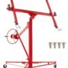 VEVOR Drywall Lift, 16ft Drywall Panel Hoist, Drywall Rolling Lifter of 150lb Load Capacity Lifting Tool, Steel Material with Telescopic Arm & 3 Lockable Wheels, 48 x 192 Inch...